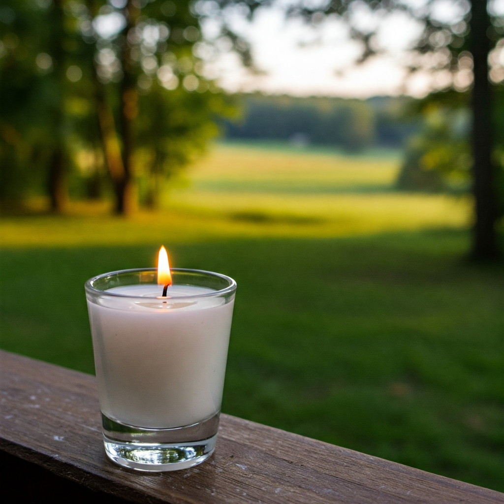 Shot Glass Vanilla Scented Candle – 75g (2.65 oz) - Image 4