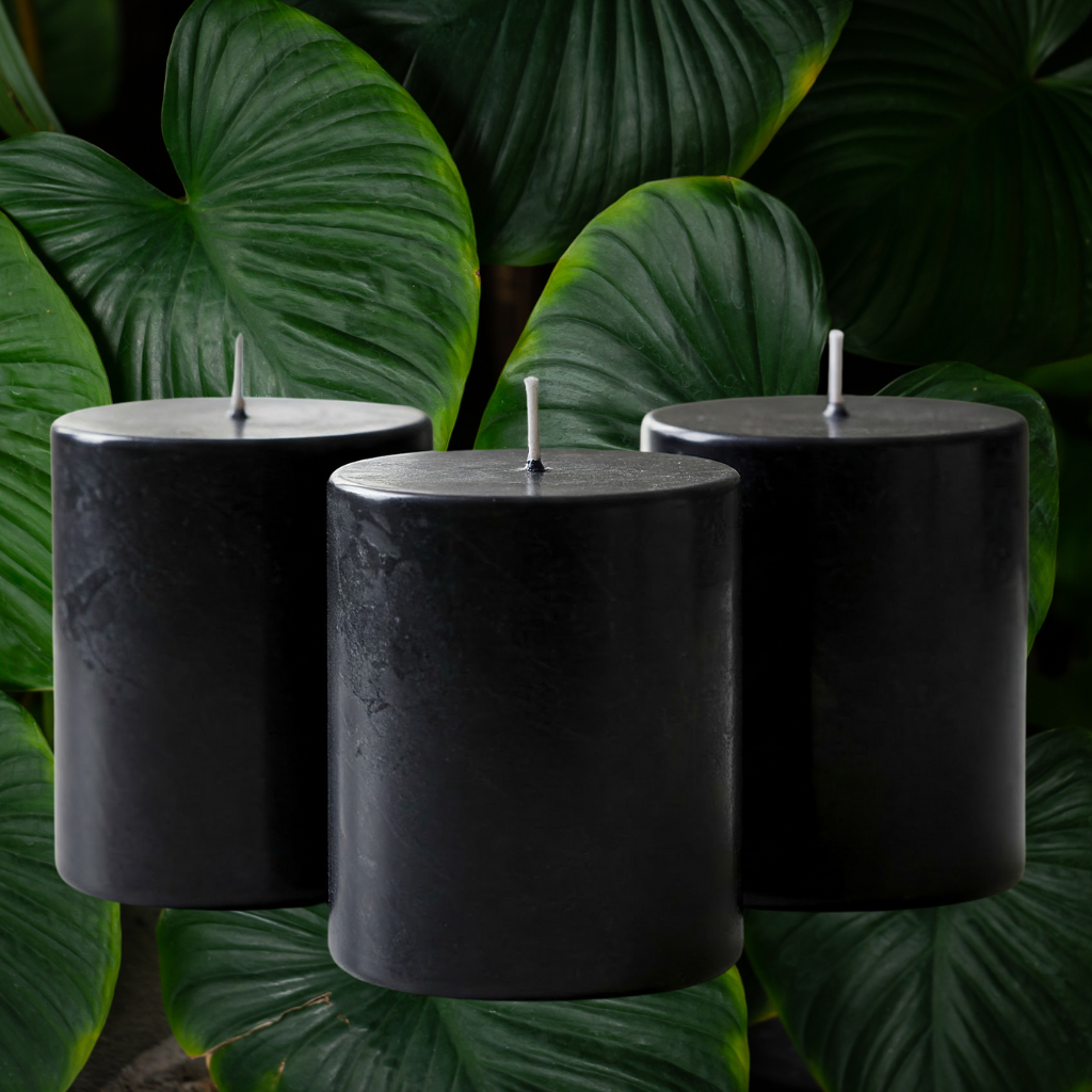 Sweet Oud Pillar Scented Aroma Candle - Image 3