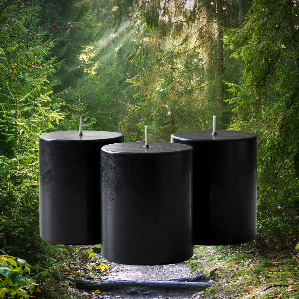 Sweet Oud Pillar Scented Aroma Candle - Image 5