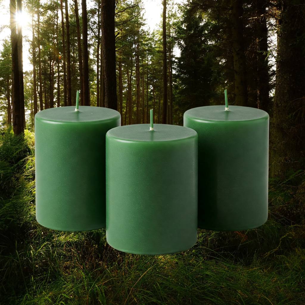 Lemongrass Pillar Scented Aroma Candle - Image 5