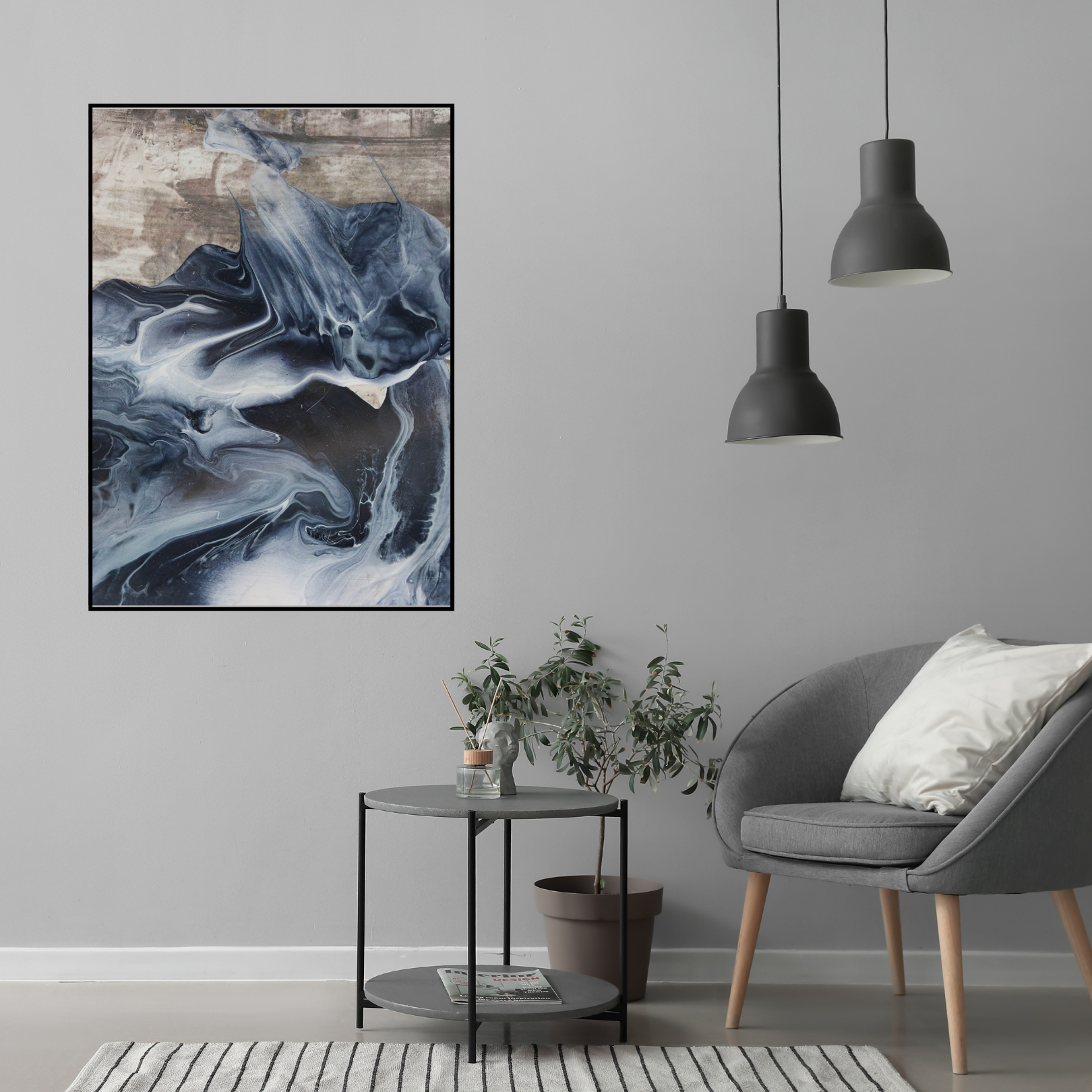 Oceanic Whisper Canvas Painting Art O Hub - Image 2