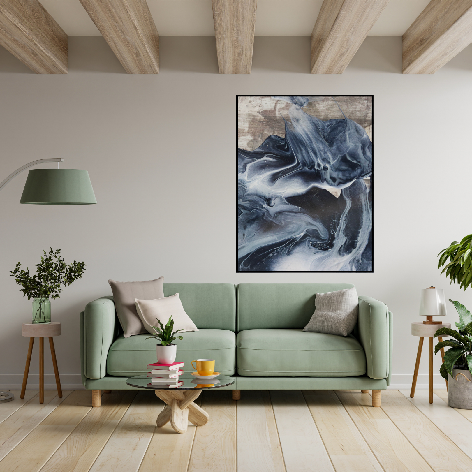 Oceanic Whisper Canvas Painting Art O Hub - Image 3