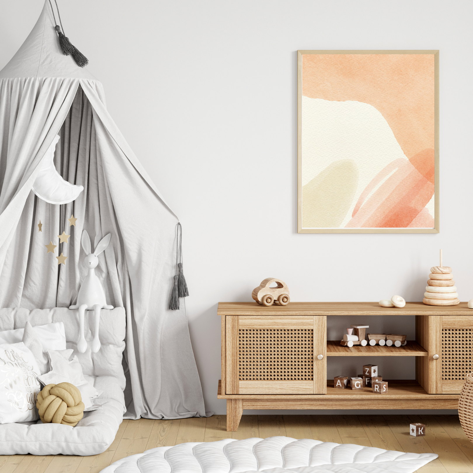 Desert Bloom Hues Canvas Painting Art O Hub - Image 3