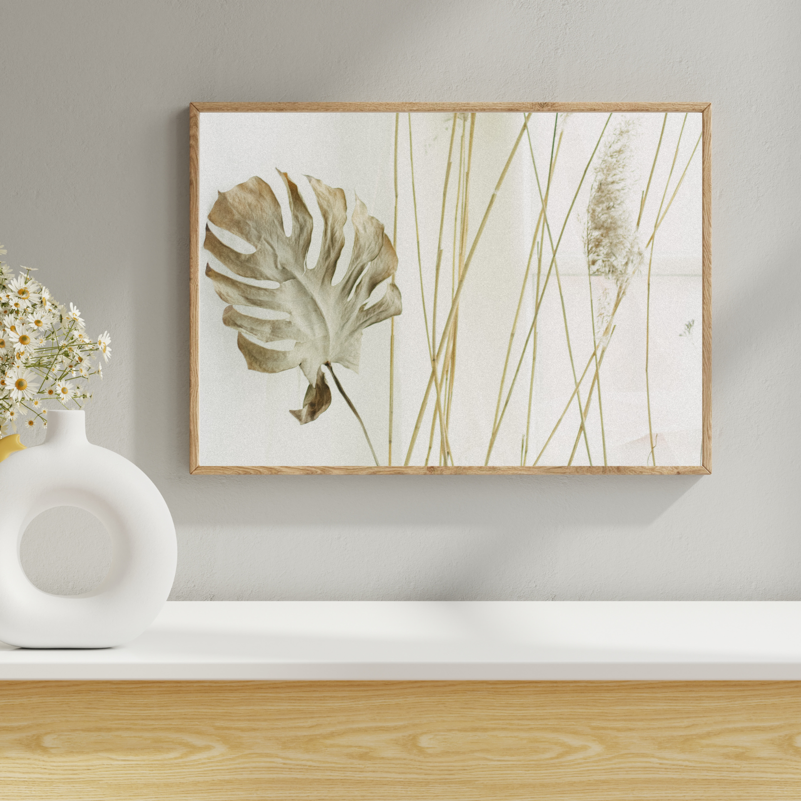 Desert Bloom Stillness Canvas Painting Art O Hub - Image 4
