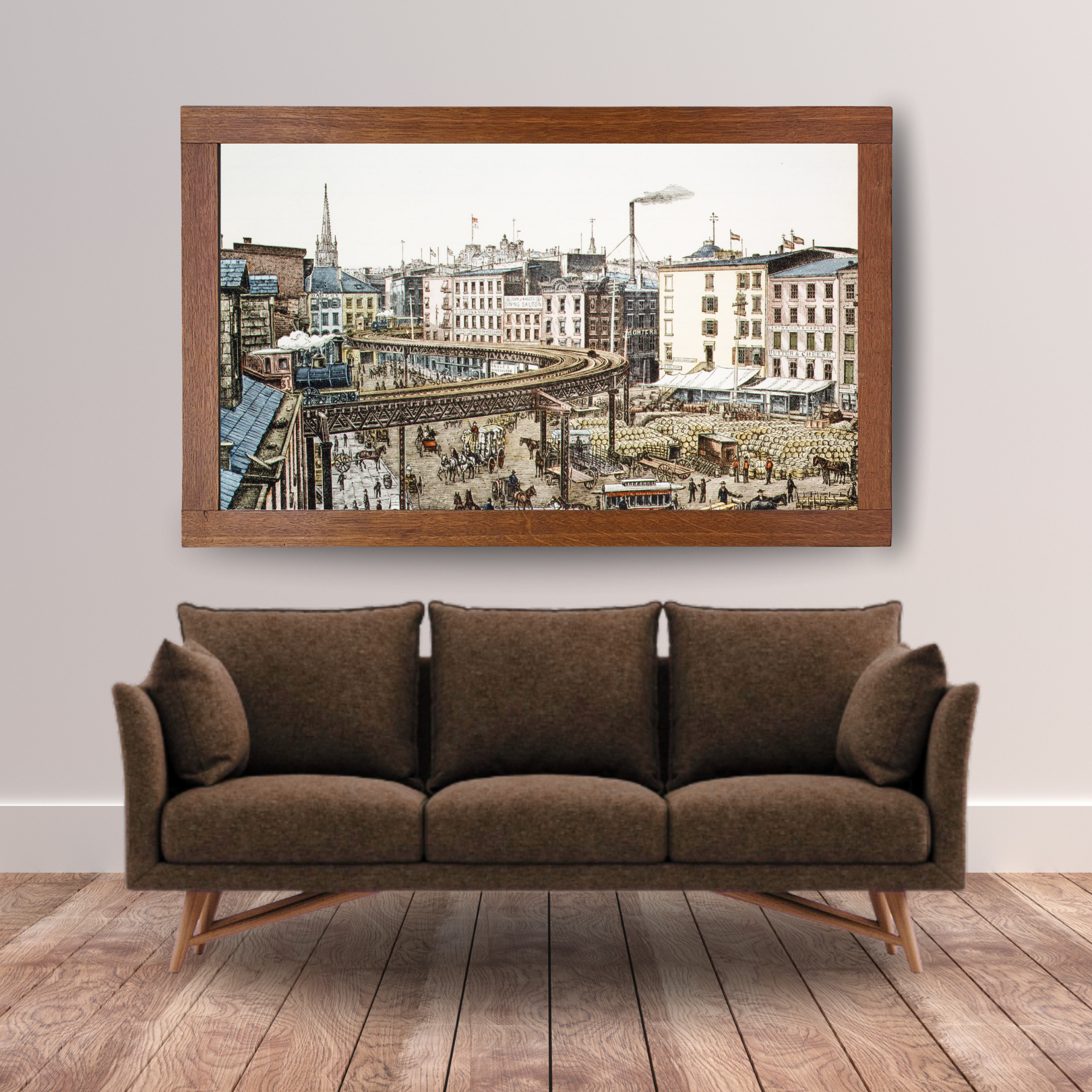 Metropolitan Echoes Canvas Painting Art O Hub - Image 4