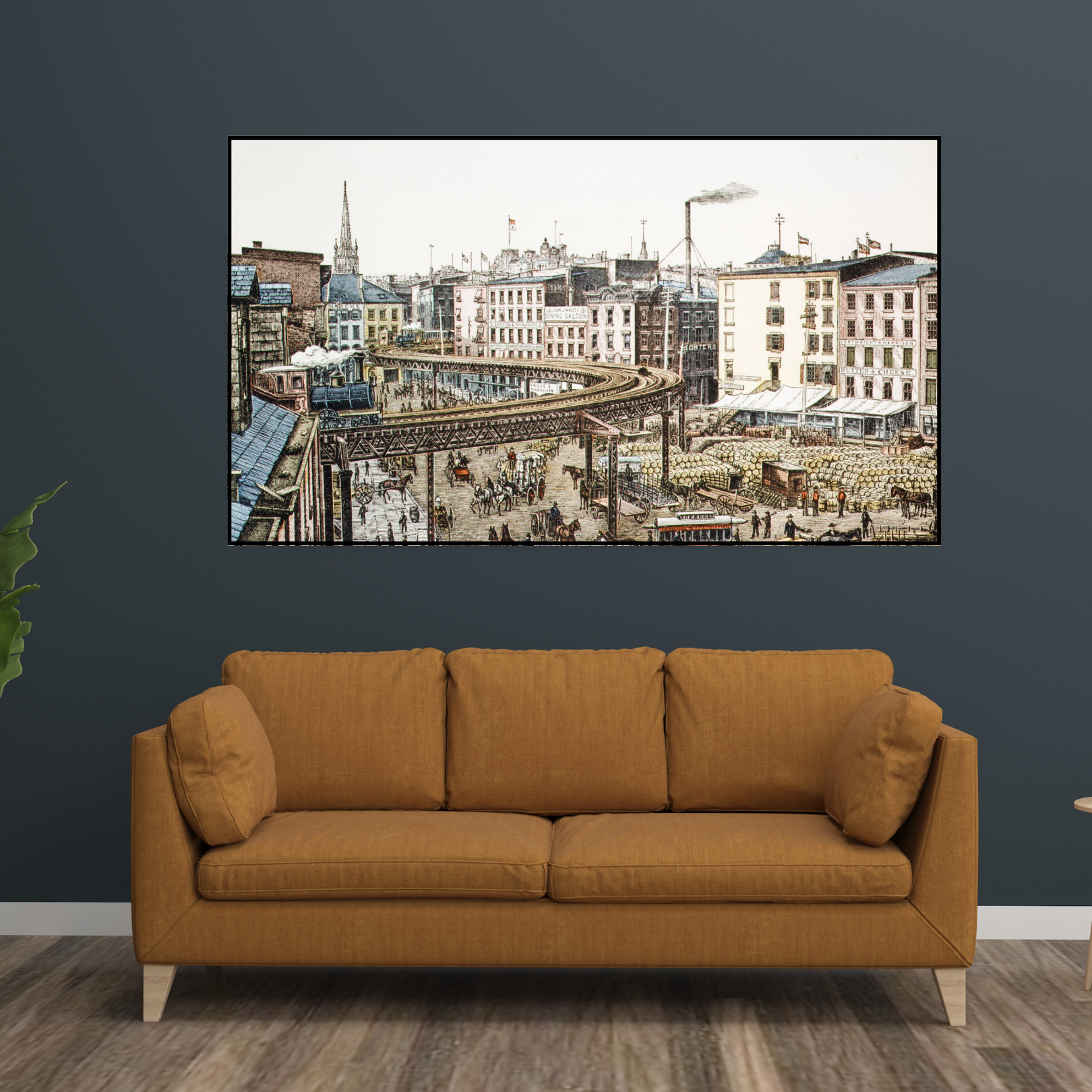 Metropolitan Echoes Canvas Painting Art O Hub - Image 3