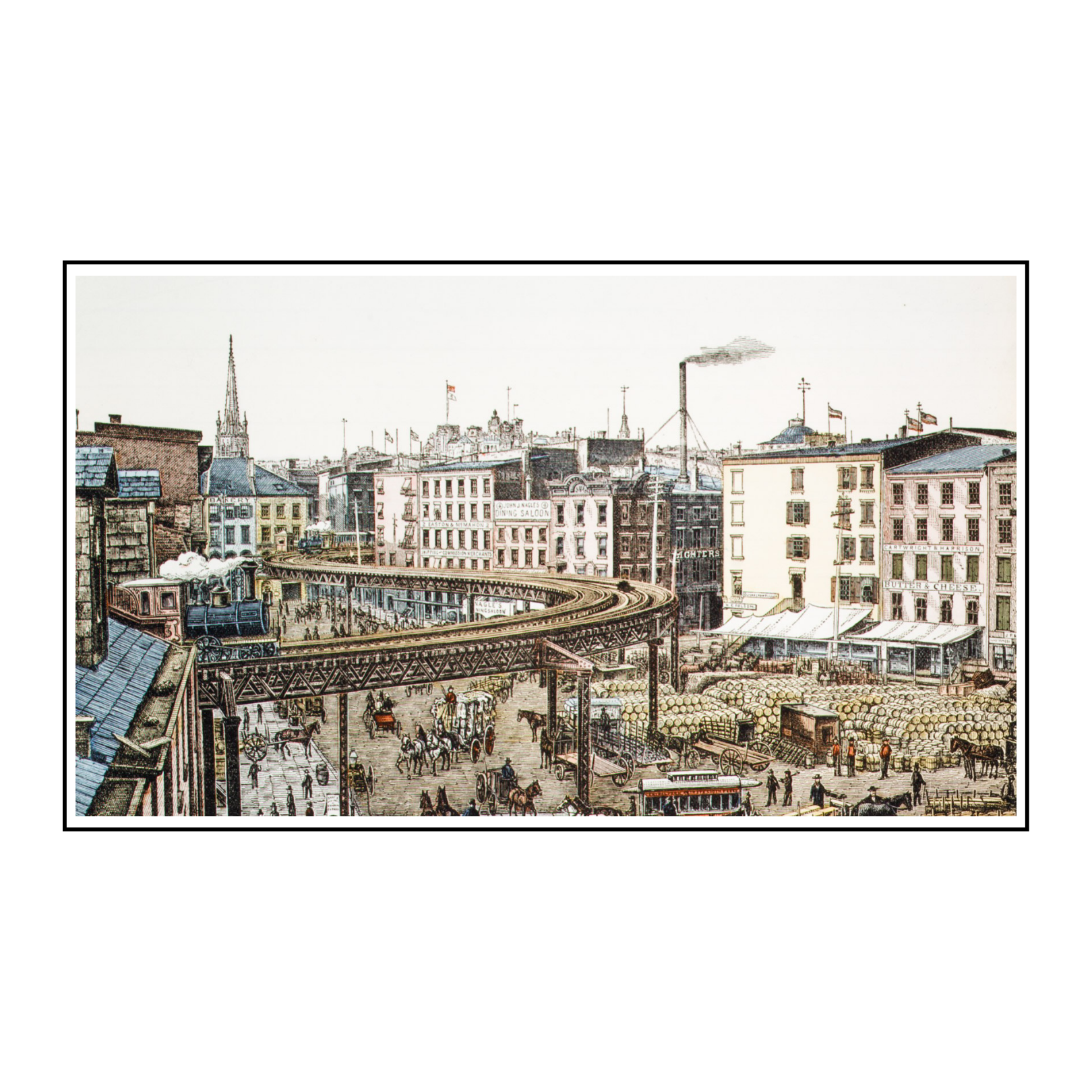Metropolitan Echoes Canvas Painting Art O Hub