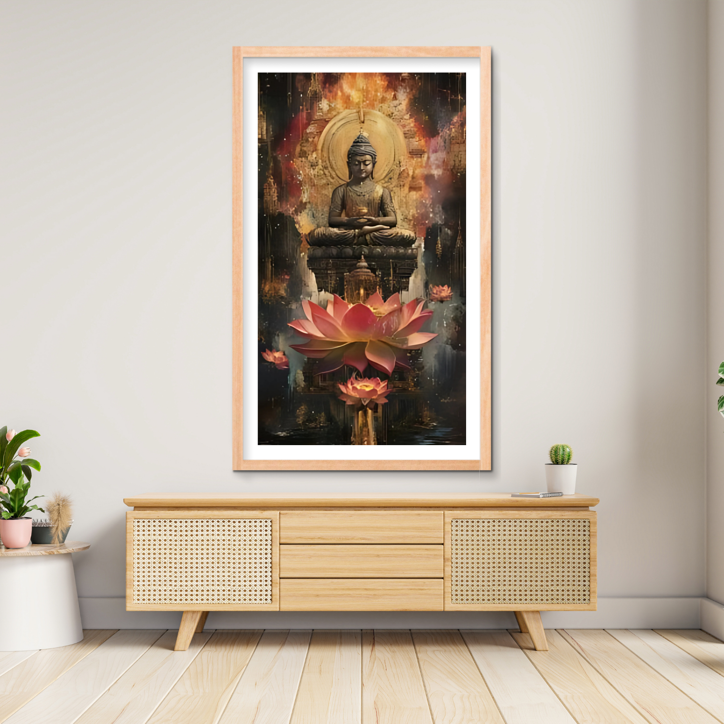 Buddha Lotus Serenity by Art O Hub - Image 2