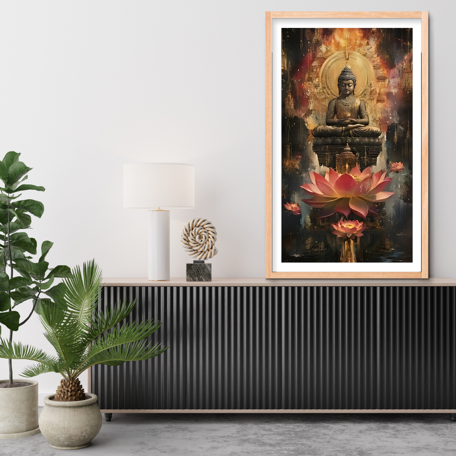 Buddha Lotus Serenity by Art O Hub - Image 4
