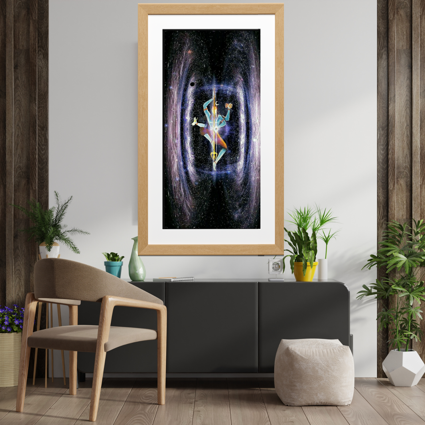 Shiva in the Cosmic Spiral – Celestial Energy - Image 2