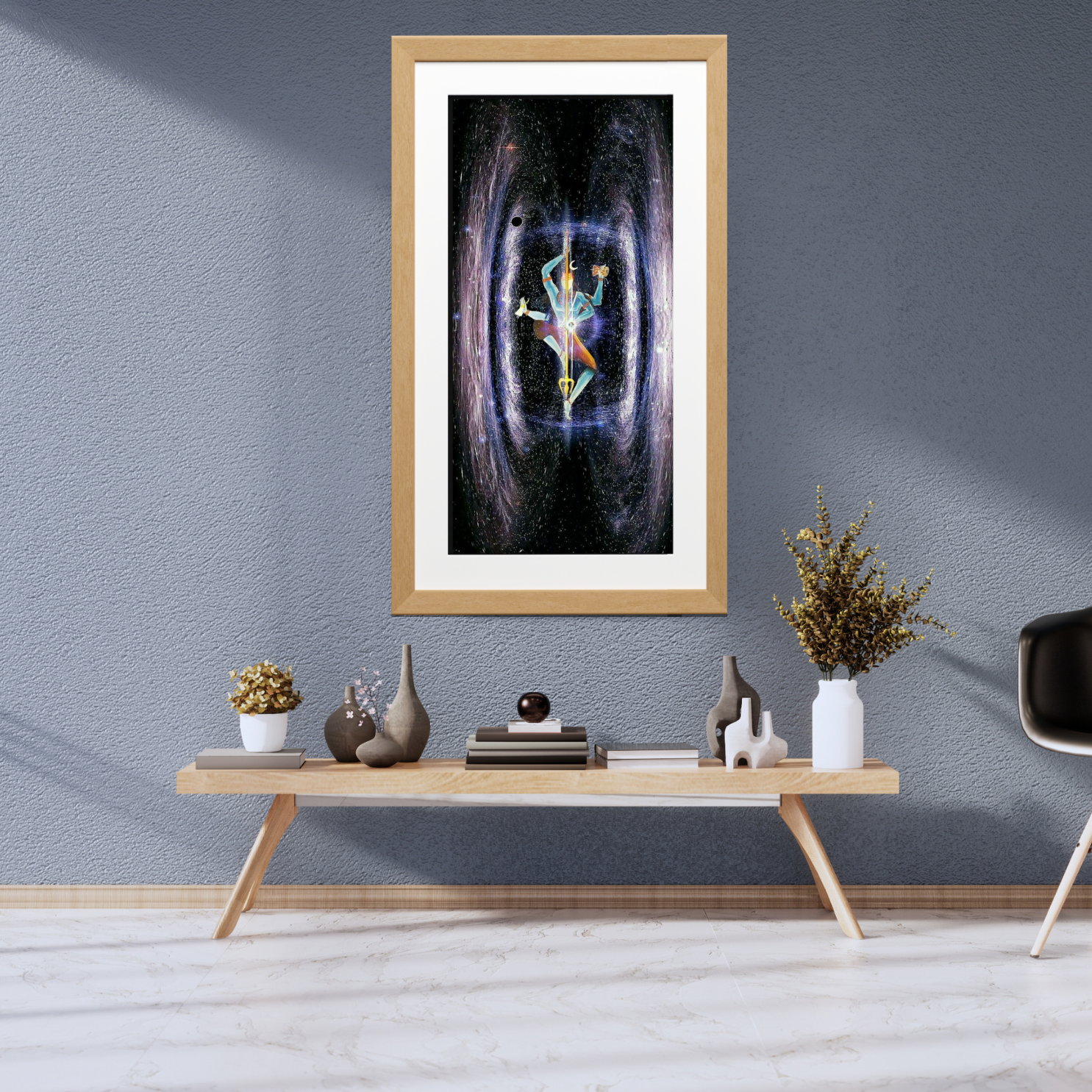 Shiva in the Cosmic Spiral – Celestial Energy - Image 3