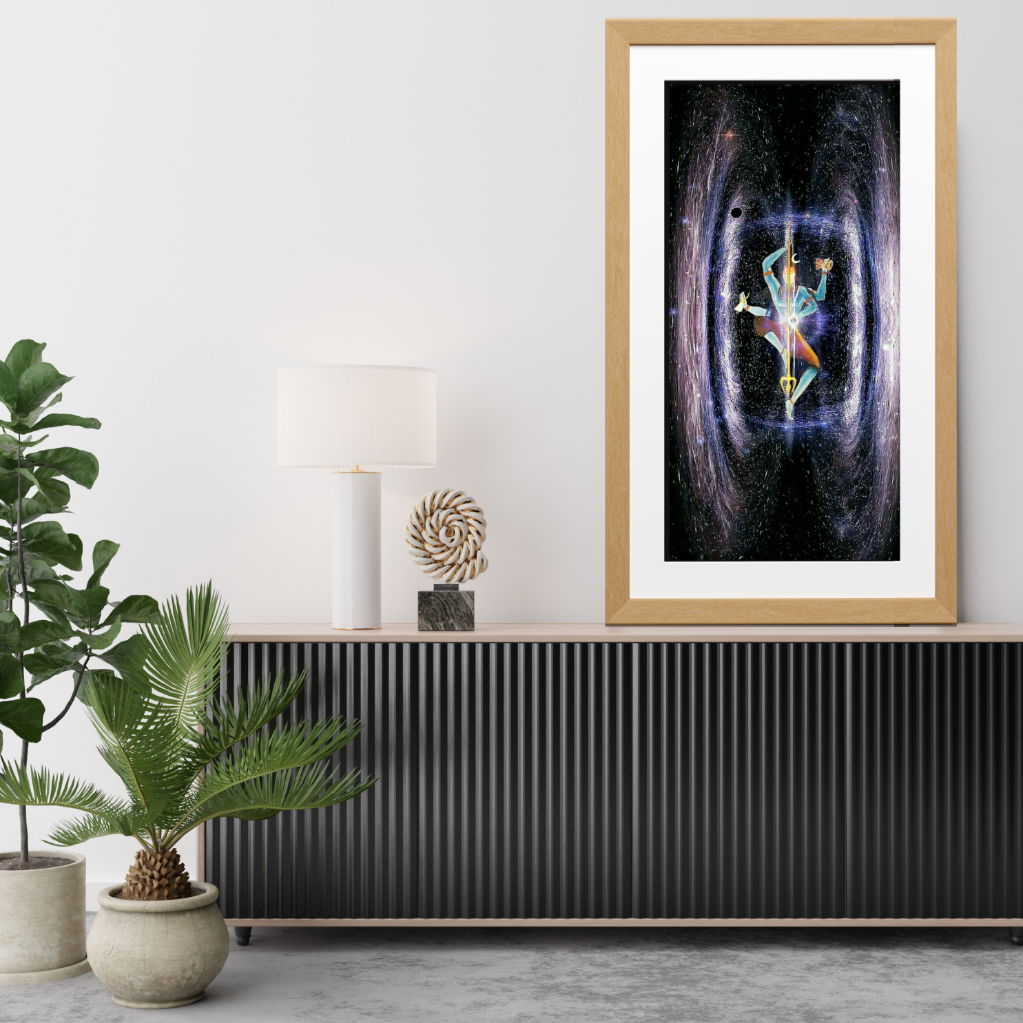 Shiva in the Cosmic Spiral – Celestial Energy - Image 4