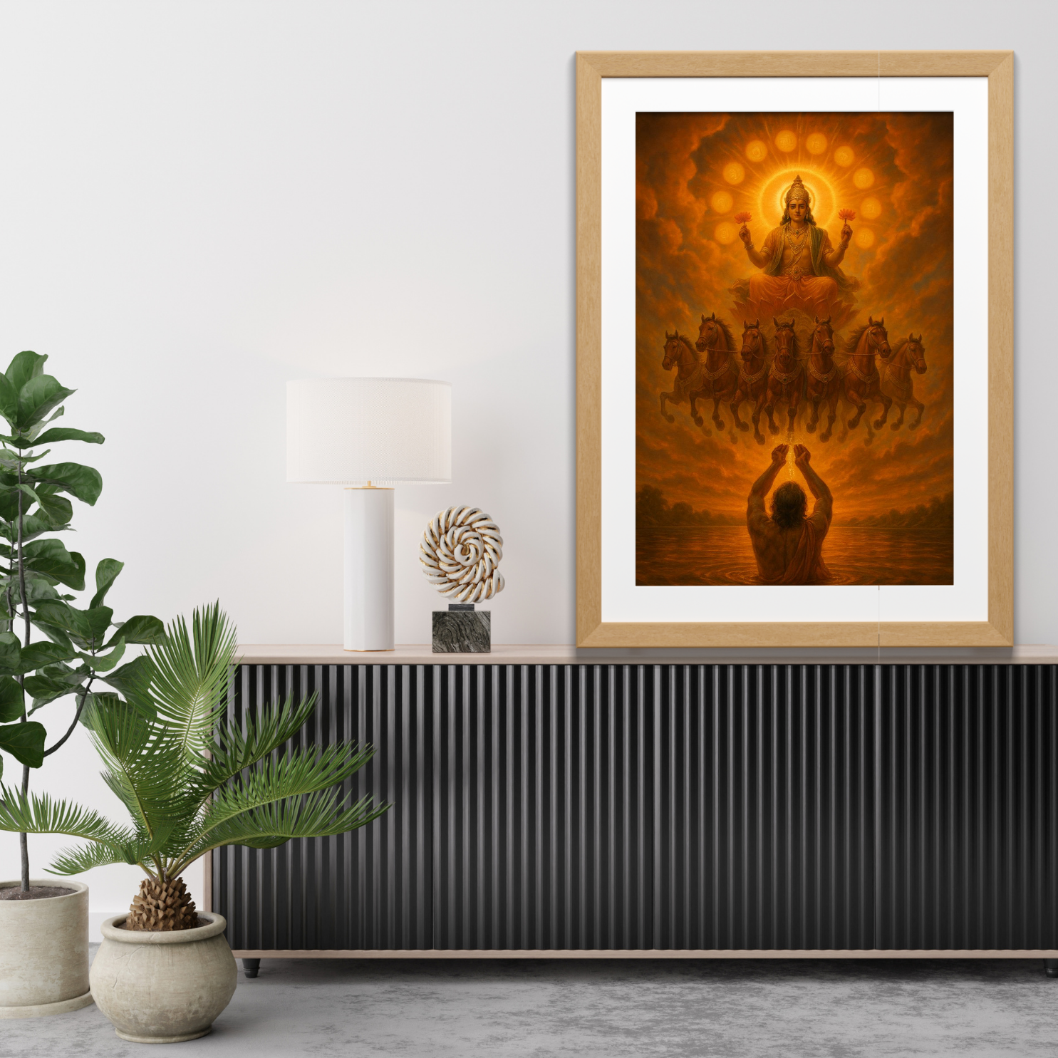 Radiant Ascendance – Surya Dev in Divine Glory - Image 2
