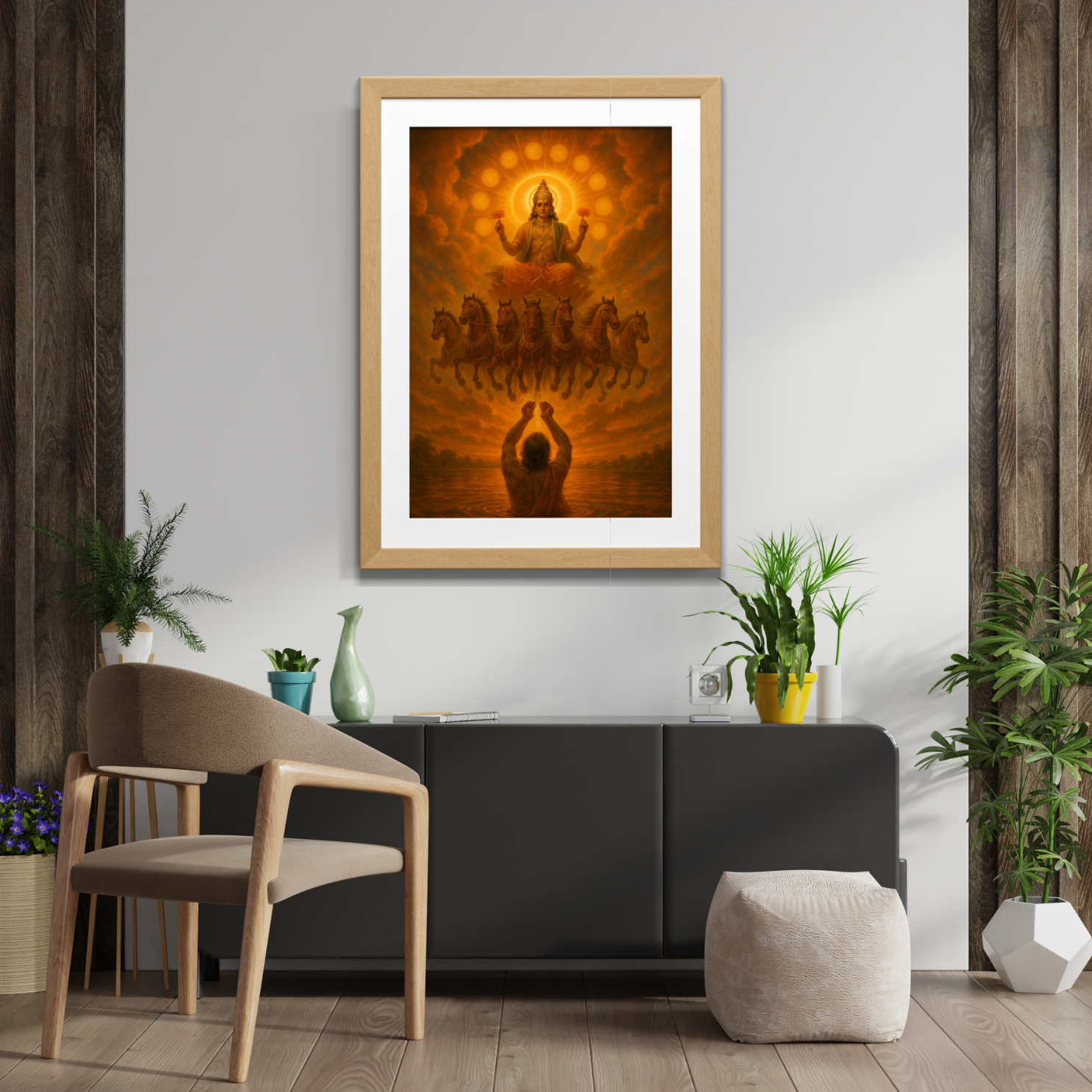 Radiant Ascendance – Surya Dev in Divine Glory - Image 3
