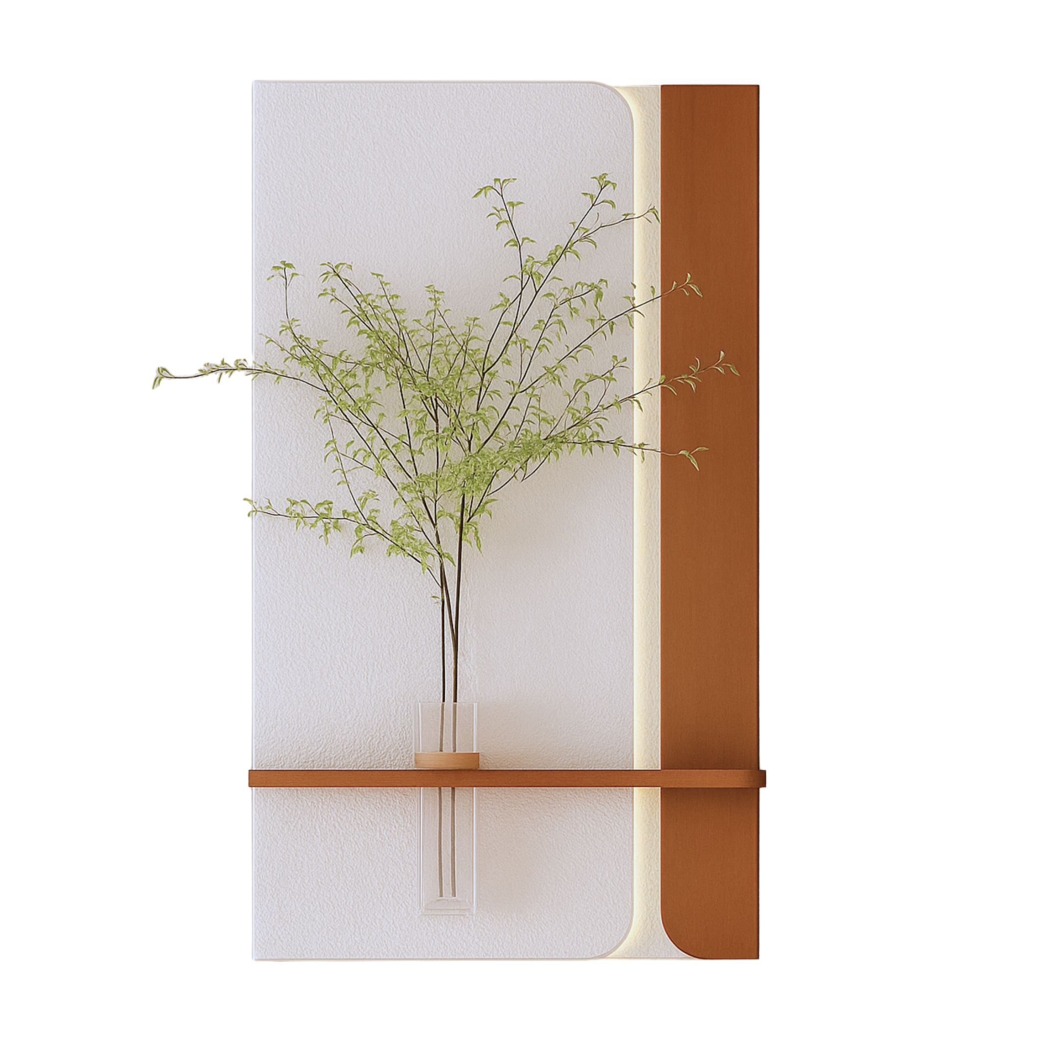 The Serene Glow - Botanical Wall Accent by Art O Hub - Image 4