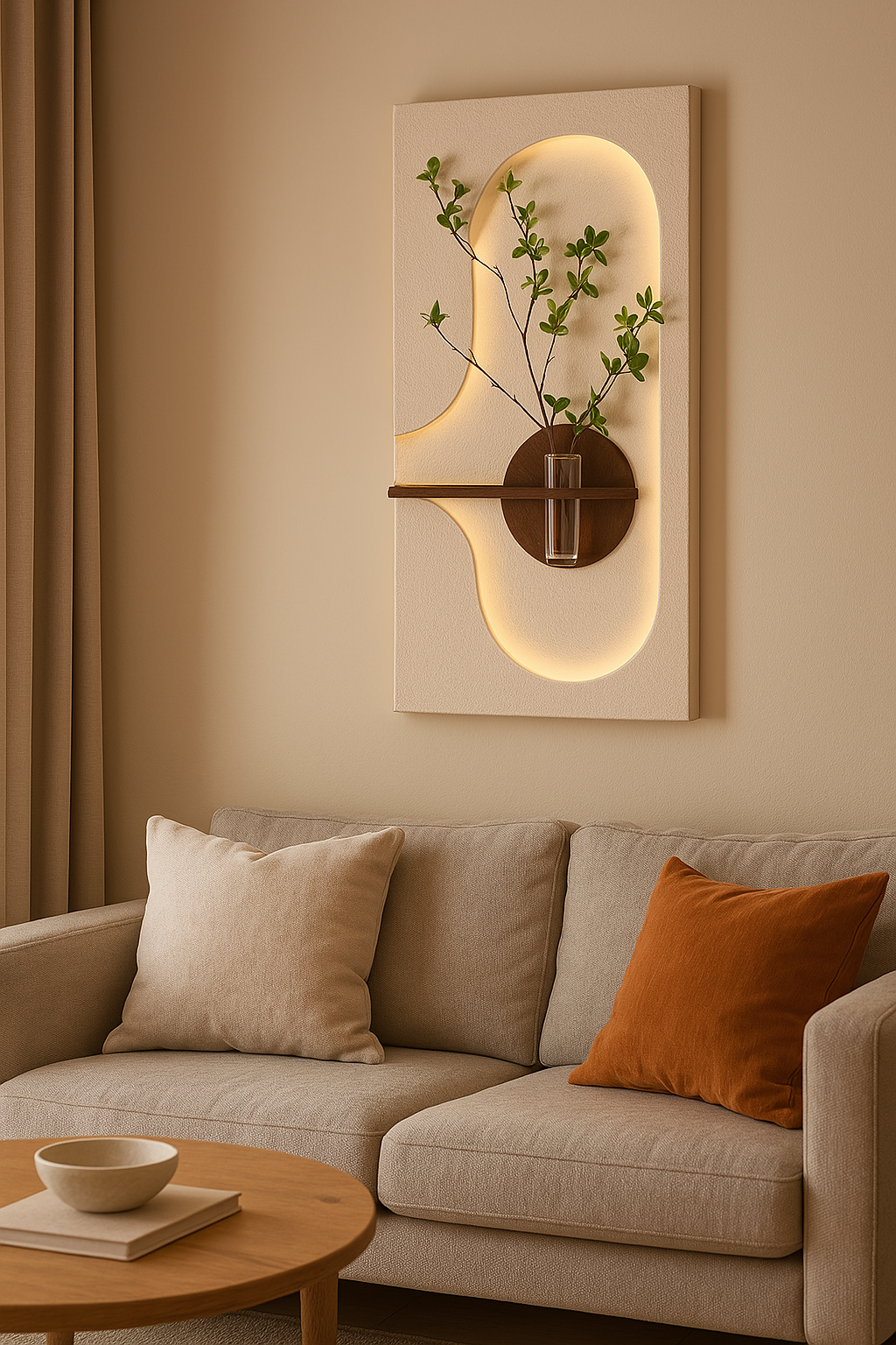 The Organic Flow - Ambient Botanical Sconce by Art O Hub - Image 2