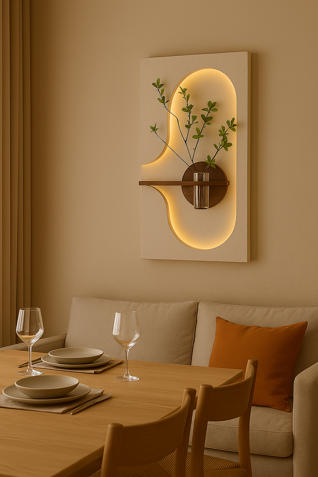 The Organic Flow - Ambient Botanical Sconce by Art O Hub - Image 3