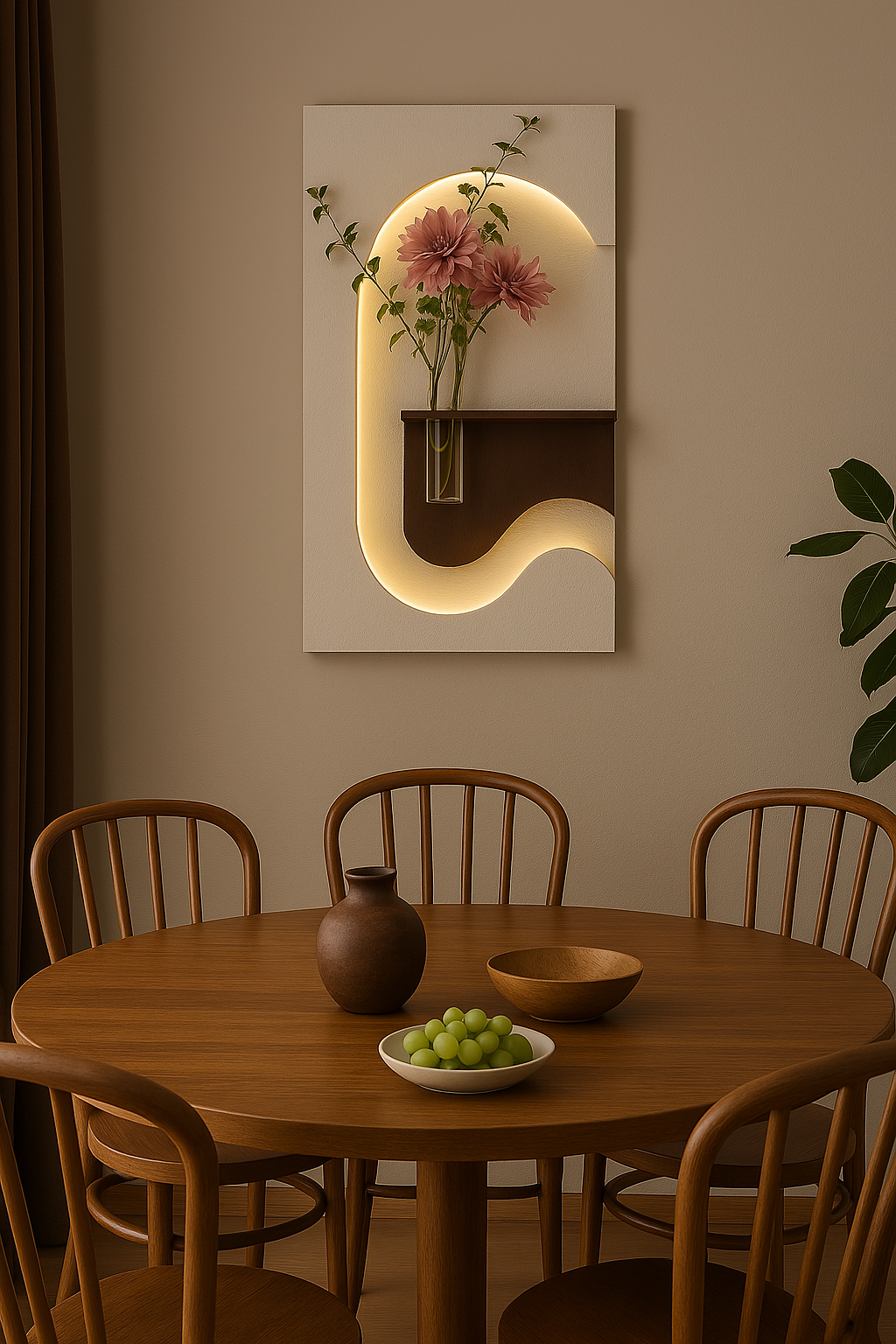 The Blossom Curve - Radiant Floral Sconce by Art O Hub - Image 3