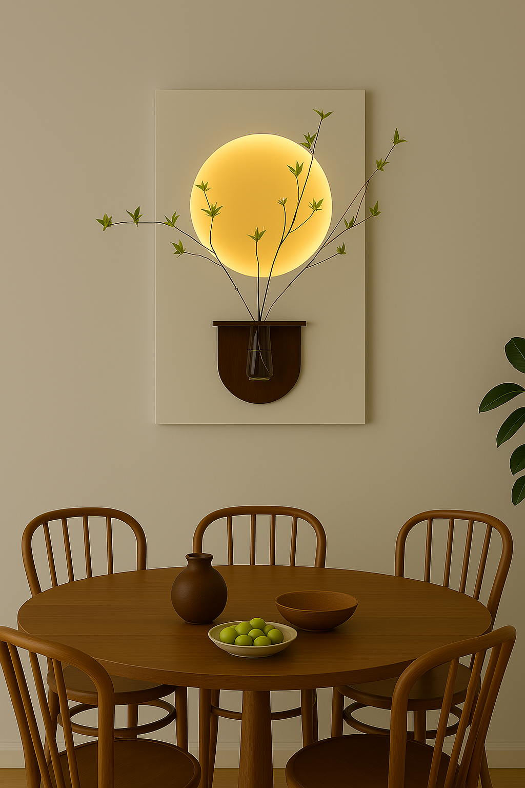 The Zen Glow - Vertical Branch Sconce by Art O Hub - Image 4