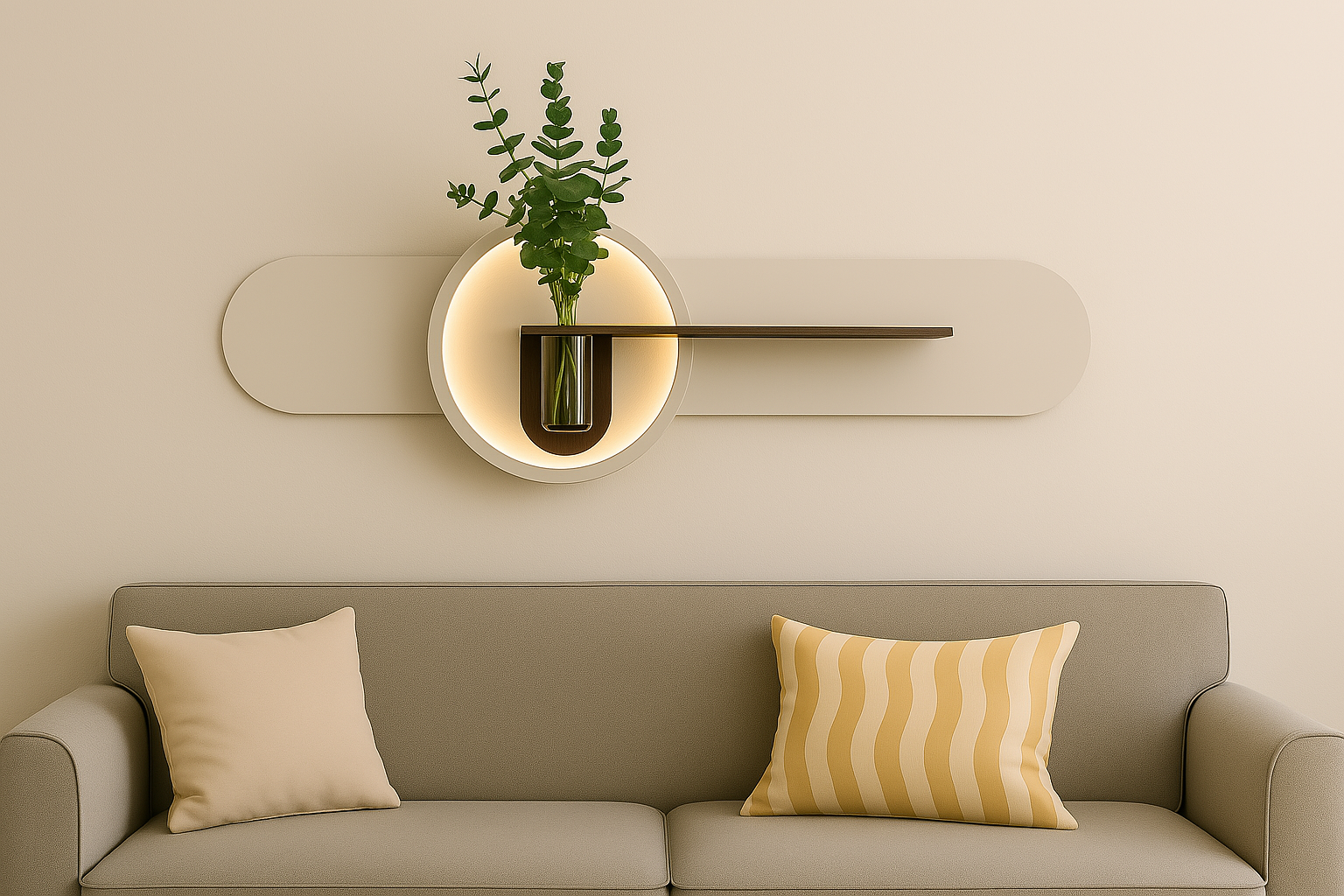 The Lunar Horizon - Glowing Planter Shelf by Art O Hub - Image 3