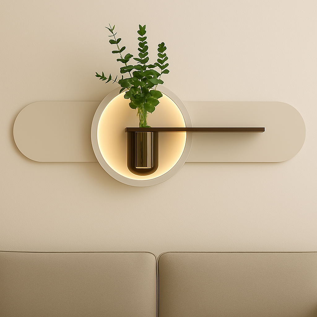 The Lunar Horizon - Glowing Planter Shelf by Art O Hub - Image 2