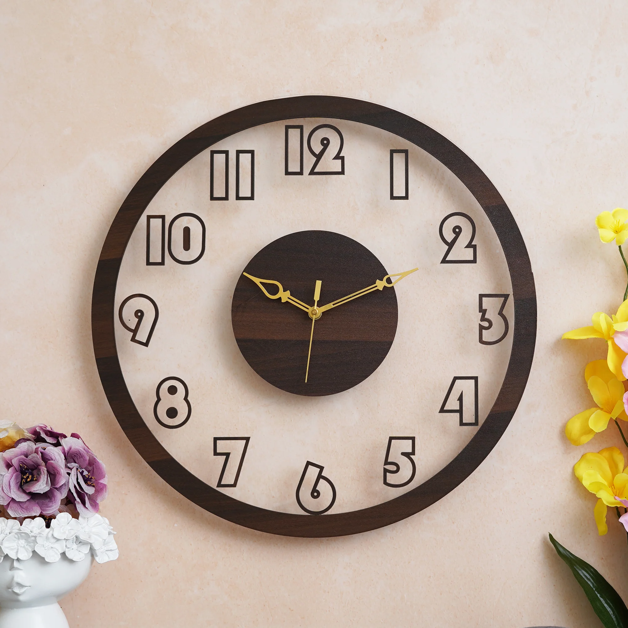 acrylic clock