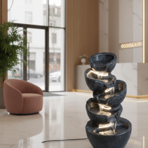 stone fountain