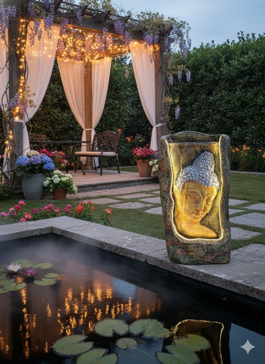 buddha fountain