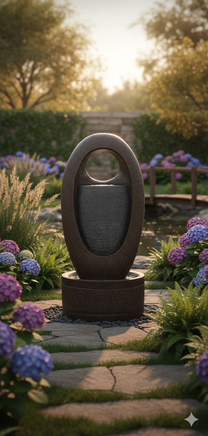 ovel fountain