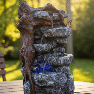 stone fountain