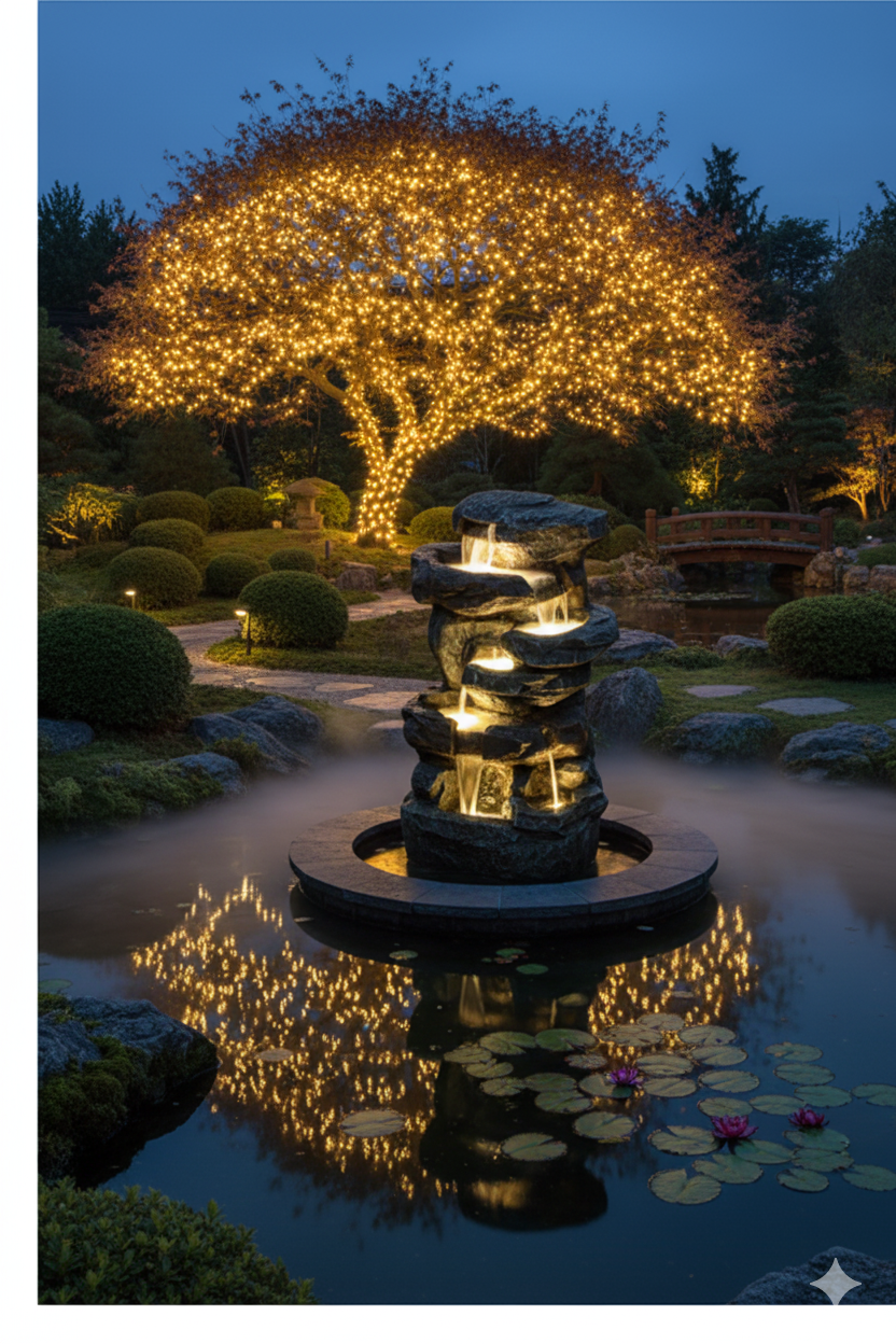 stone waterfall