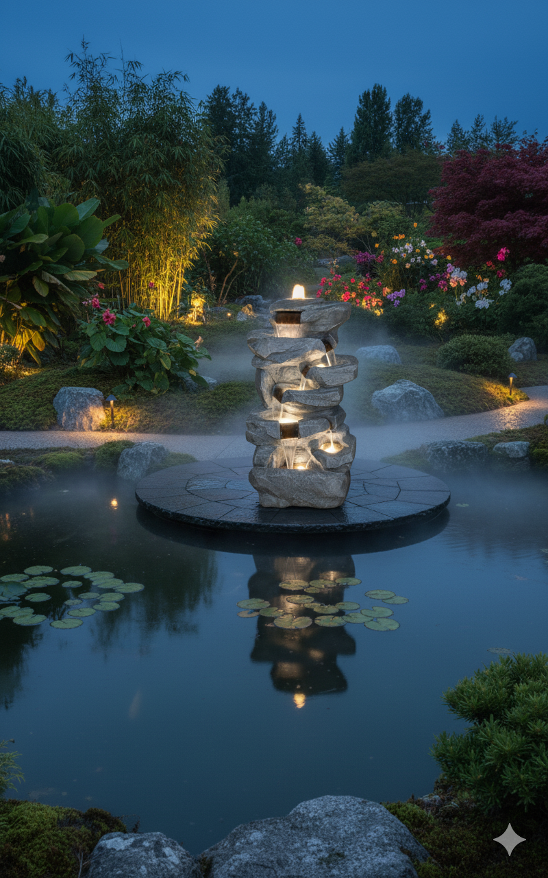 stone waterfall