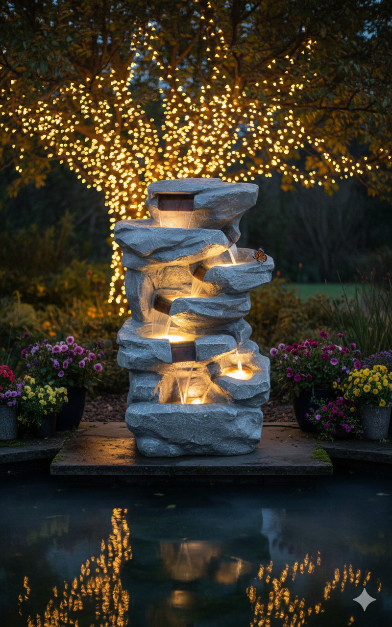stone waterfall