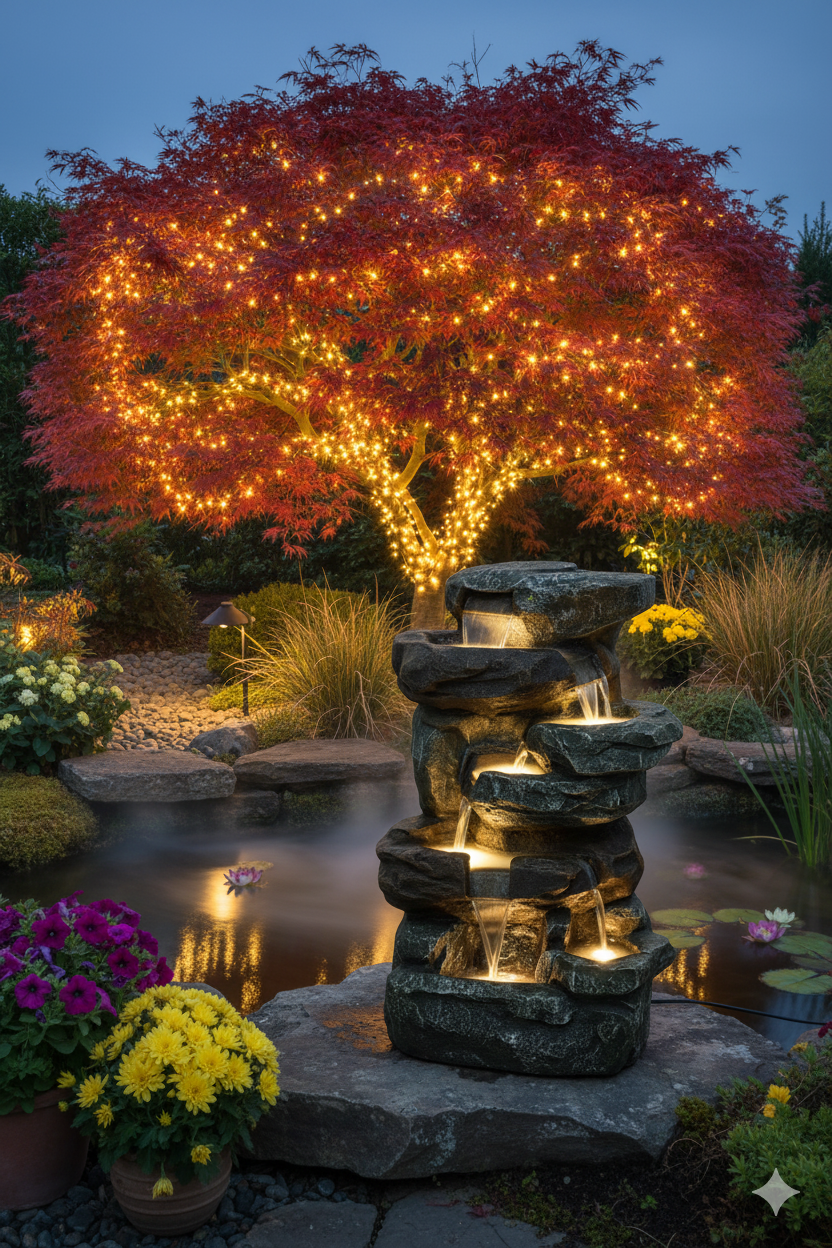 stone waterfall