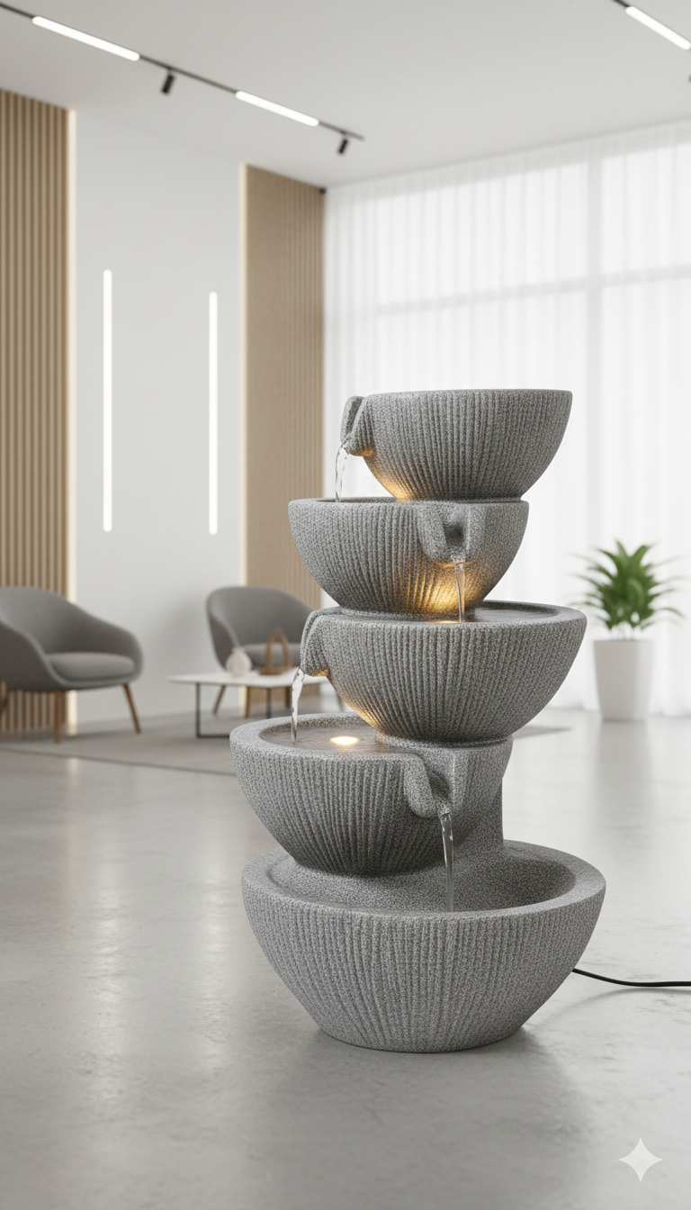 stone fountain